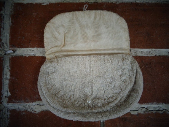 vintage handbag clutch evening original wedding b… - image 3