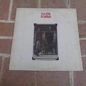 vintage vinyl record album BB King London 1971 music 1970&#39;s blues