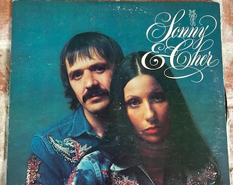 Vintage vinyl record album Sonny and Cher The Two of Us 1973 album 2 LPs music 1970's