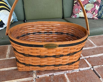 Vintage picknickmand voor het hele gezin, Longaberger Traditions collectie editie 1995