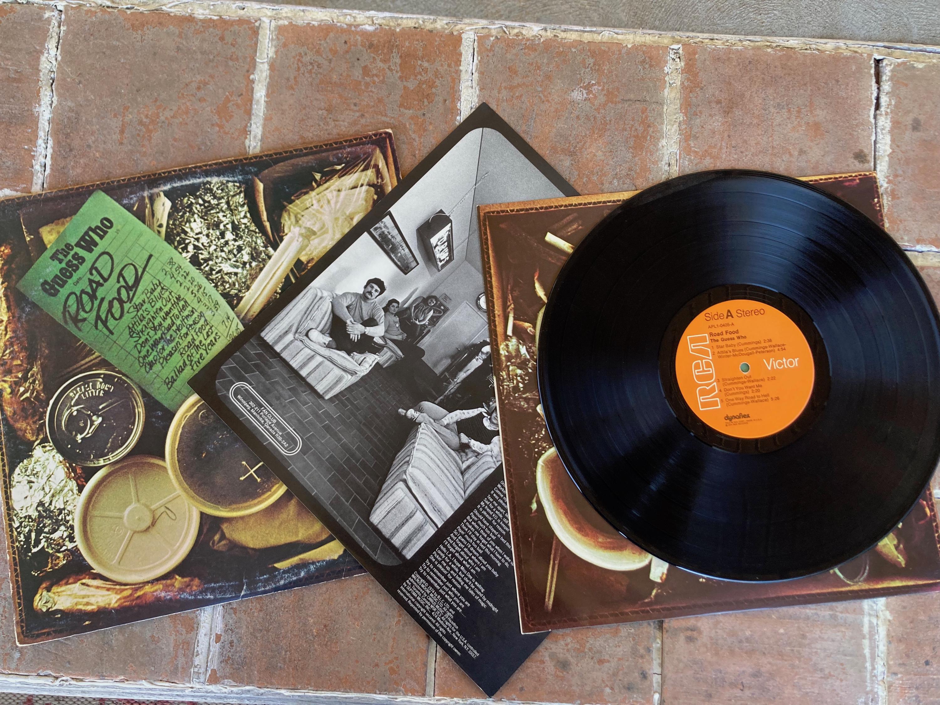 ビンテージビニールレコード The Guess Who Road Food 1970年代の音楽