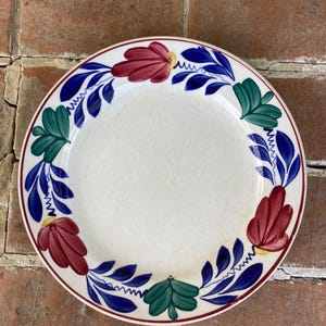Antique plate Petrus Regout plate 9&quot; Holland Victorian collectible Dutch tableware