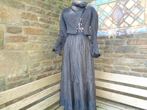 Antique women's bodice clothing Victorian Edwardia