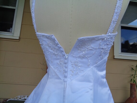 vintage women's wedding dress gown David's Bridal… - image 7