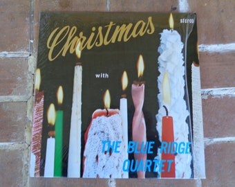 Vintage Christmas vinyl The Blue Ridge Quartet Holiday record music Orchestra