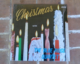 Vintage Weihnachts-Vinyl The Blue Ridge Quartett Feiertage Schallplatte Musik Orchester