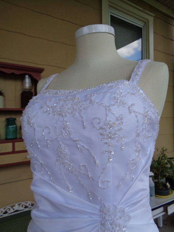 vintage women's wedding dress gown David's Bridal… - image 5