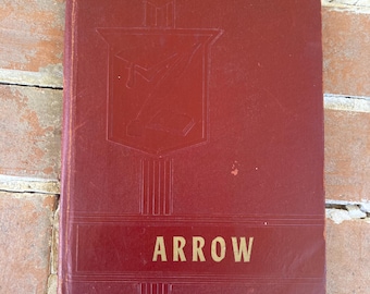 ヴィンテージの卒業アルバム、ネスクホニング高校 1950年 アロー ペンシルバニア記念品