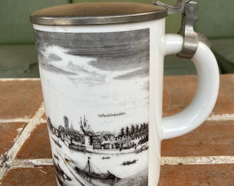 Vintage beer stein Germany Uhlenhorst Gegr 1849 Octoberfest decorative souvenir barware Bavarian