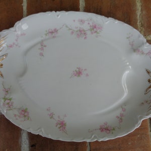 Antique Limoges Haviland France platter serving 18&quot; Thanksgiving china