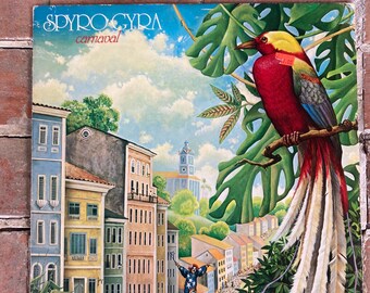 Disco de vinilo vintage Spyro Gyra Carnval Jazz 1980, álbum de música rock de yates