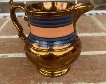 ヴィンテージ灰皿ガラスイエローレトロムラーノベネチアンゴールド