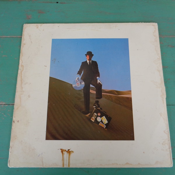 vintage Pink Floyd vinyl COVER ONLY Wish You Were Here 1975 vinyl music record