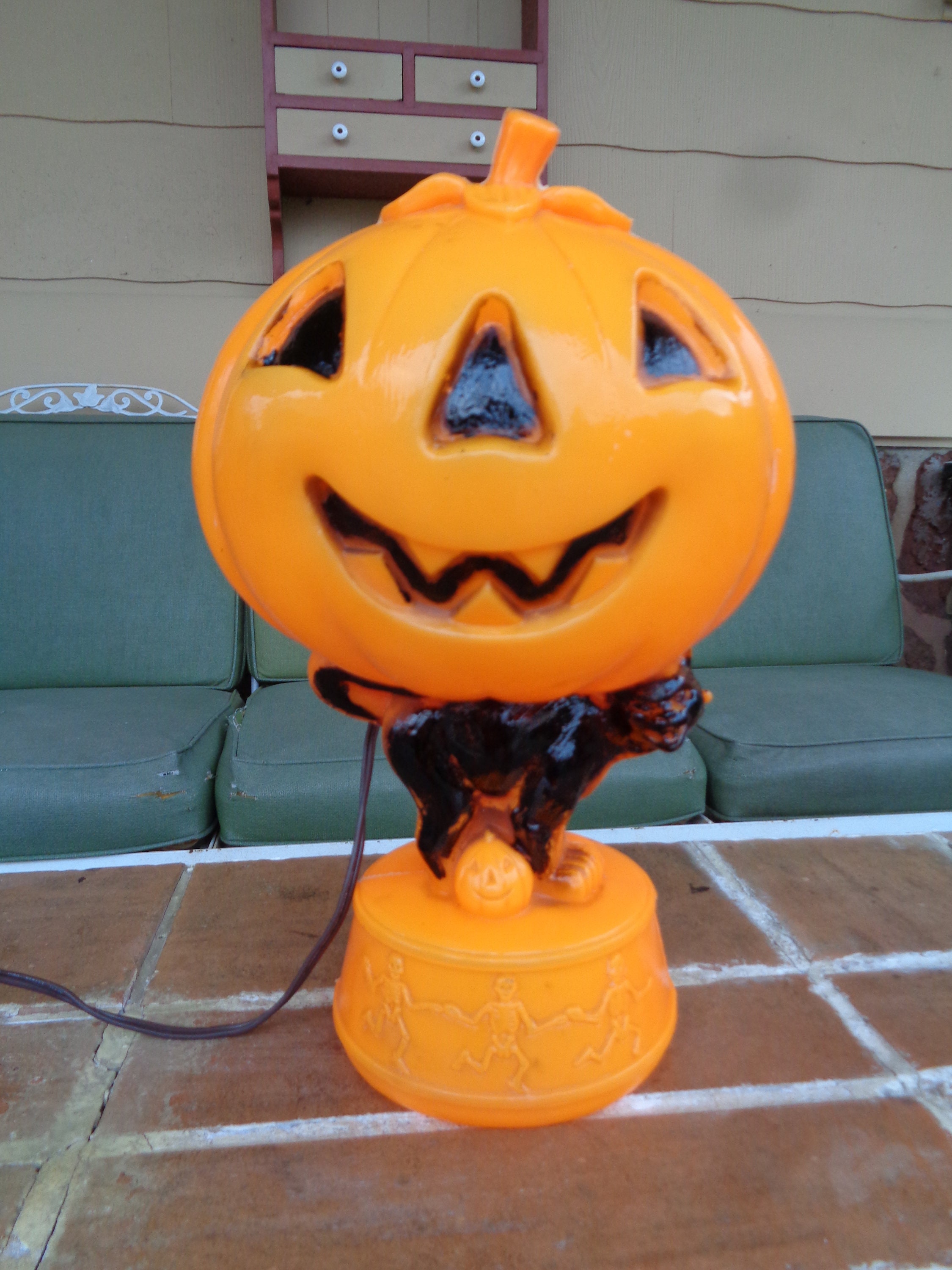 Halloween witch blow mold