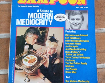 vintage National Lampoon The Humor  Magazine April 1989 Modern Mediocrity