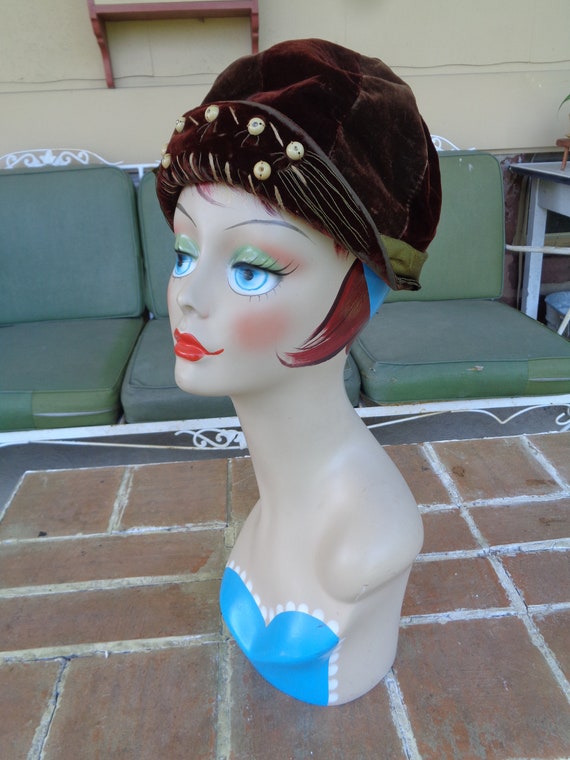 Antique 1910’s Edwardian Cloche Toque Hat 1910s Cloche Hat - Etsy main image 3