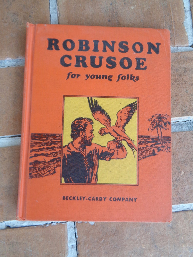 Roman Von Defoe Robinson 6 Buchstaben Jahrgang Robinson Crusoe Buch 1947 Defoe Sammler Roman Fiktion - Etsy.de
