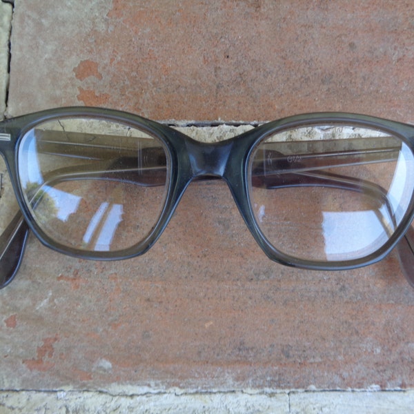 vintage men's eyewear Willson 1950's glasses safety Reading Pa hipster accessories
