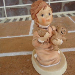 vintage hummel figurine Please goebel TMK 5 teddy bear Germany collectible
