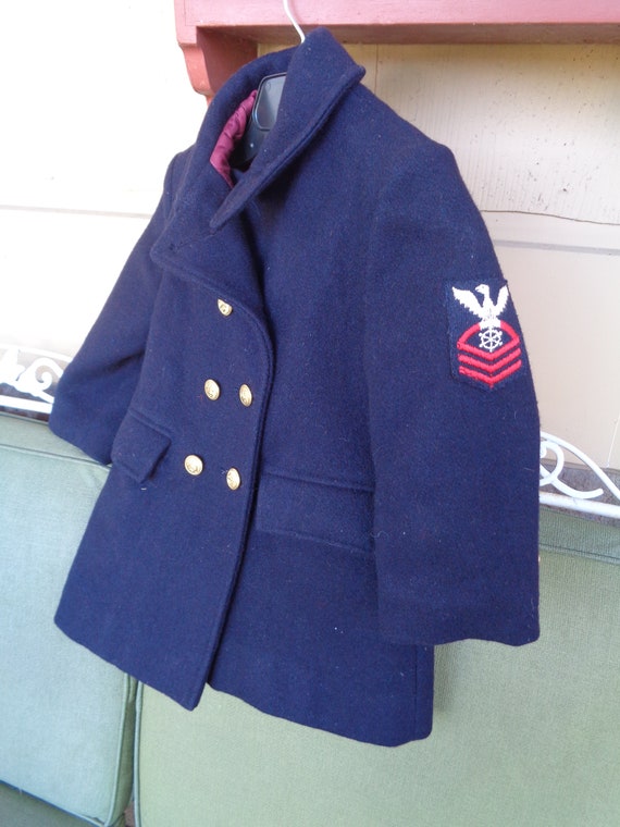 vintage Childs youth reenactment costume  coat woo