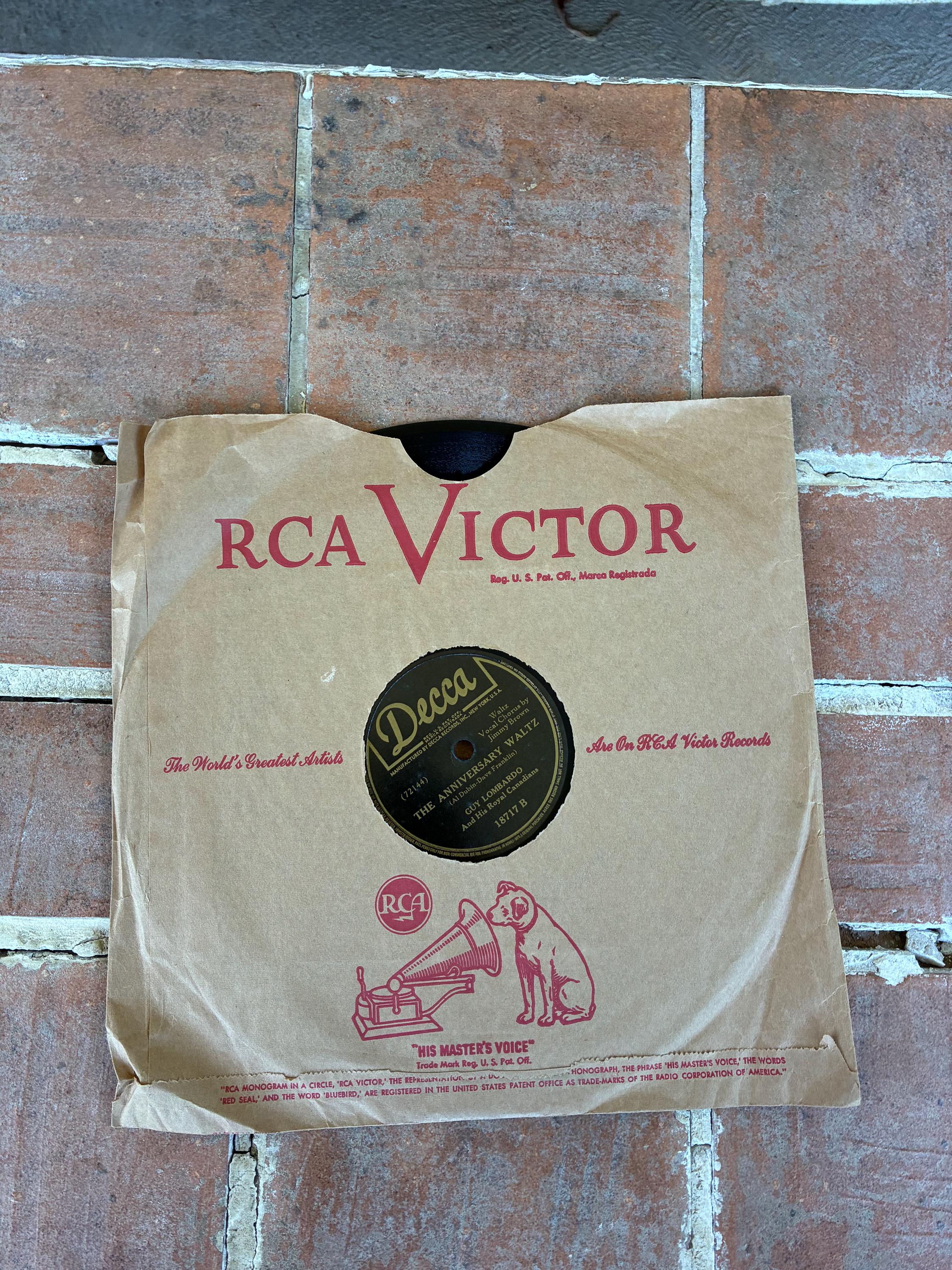 Rca Victor 78 Rpm - Etsy