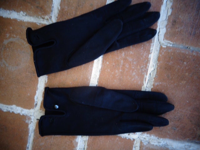 Handschoenen Accessoires Handschoenen & wanten Verkleden vintage dames handschoenen zwart 1950's halloween kostuum retro accessoires maat 7 