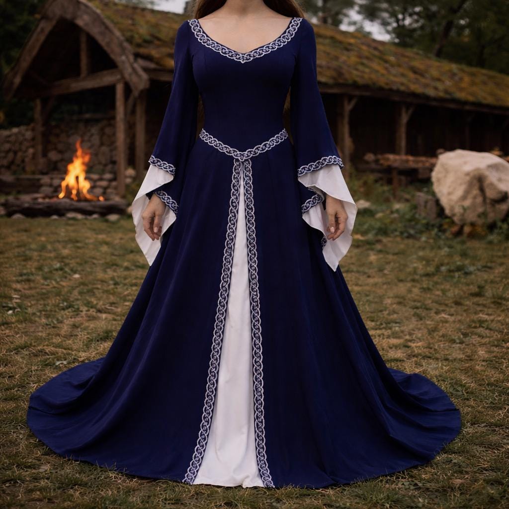 viking purple dress Viking Dress Frida Lilac XL