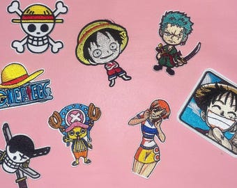 Parche termoadhesivo de One Piece / Aplique bordado de anime