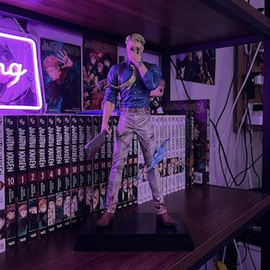 Nanami Kento Jujutsu Kaisen Figur 30 cm – PVC-Anime-Sammlerstück, JJK-Fan-Geschenk, Manga-Schreibtischdekoration, Otaku-Sammlerstatue