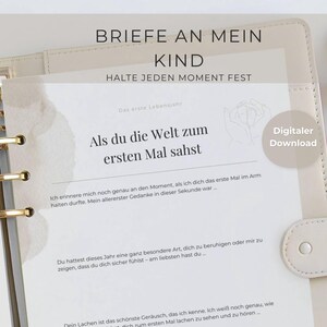 Brieven aan mijn kind – Herinneringsset van 18 jaar, lijntekeningen, digitale download, kraamcadeau, kinderalbum, babyalbum, mijlpalen