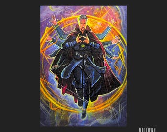Dr. Strange - Marvel - 1/1 Original Artist Sketch Card (Signed)
