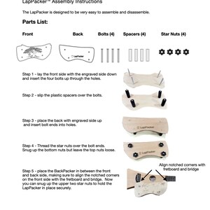 Reposapiés para guitarra Martin Backpacker - The LapPacker imagen 4