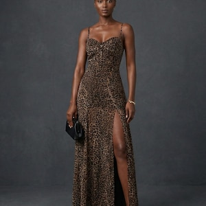 Leopard Corset Dress - Etsy
