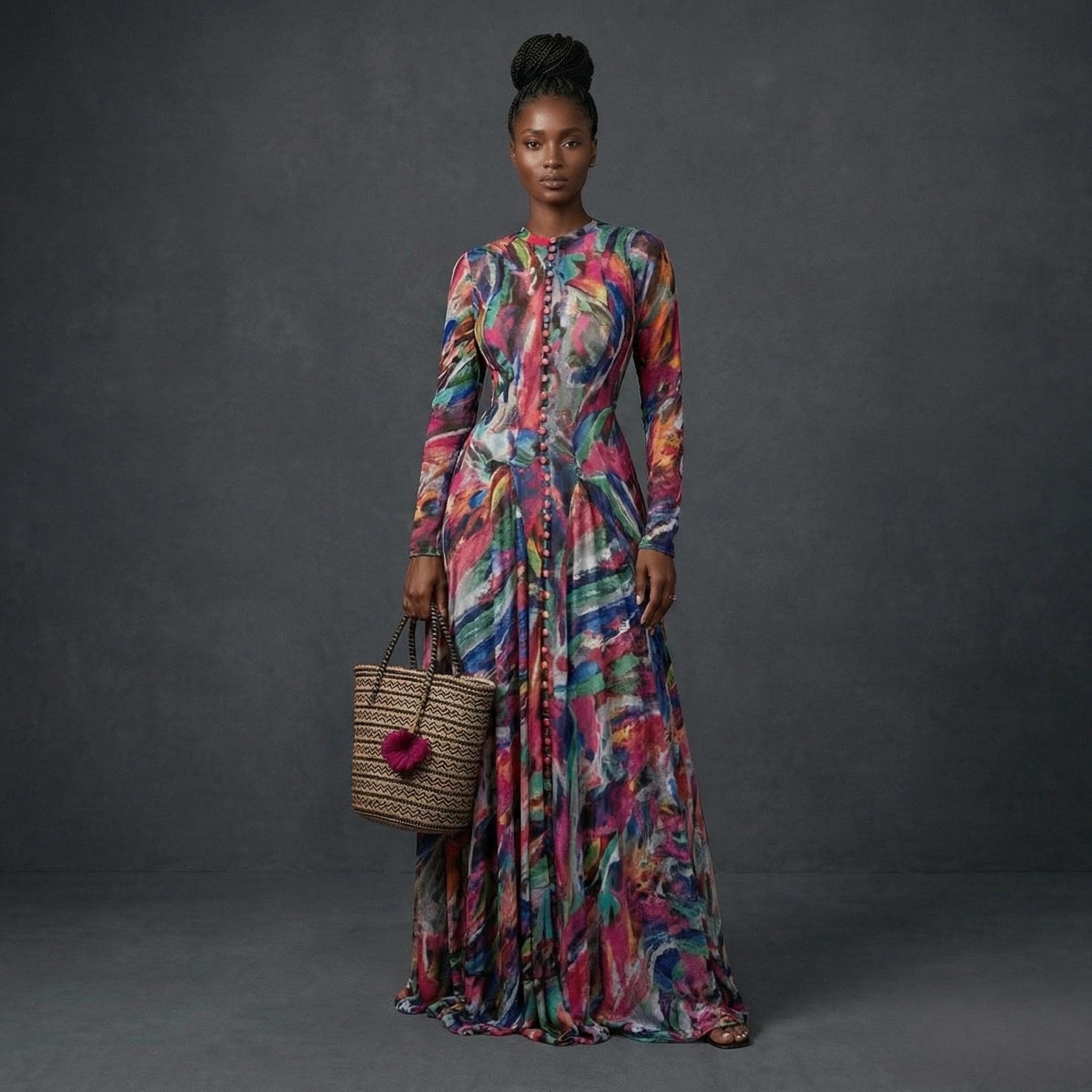 camouflage long sleeve dress Plus Size Orange Camouflage Camo Premium Midi Dress UK 12-20 US 8-16 main image 1