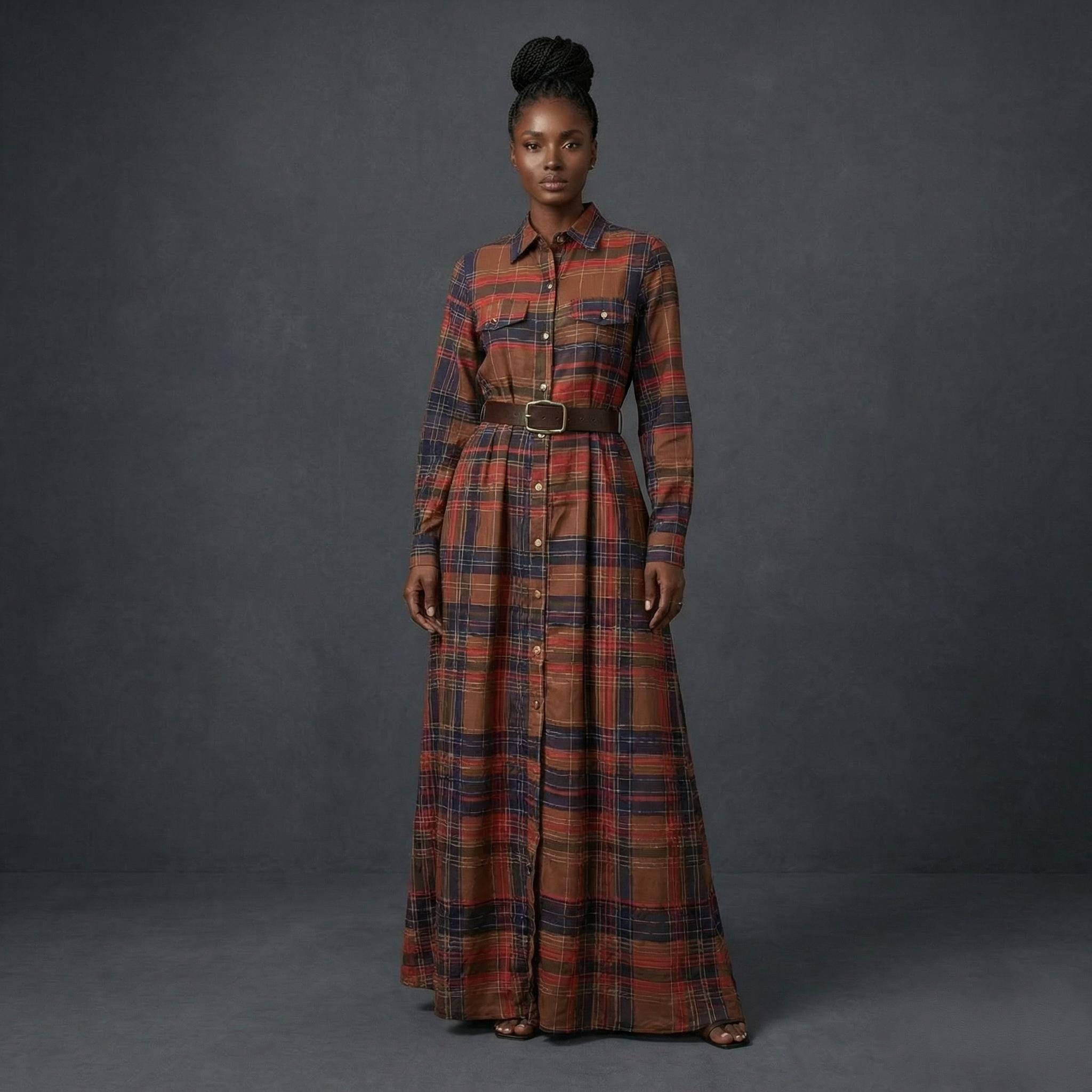 Tartan Gown - Etsy