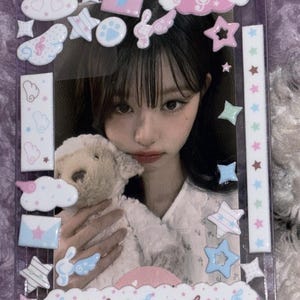 Custom Kpop Photocard Toploader | Kawaii Deco Anime Theme Holder