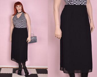 dress with sheer overlay skirt