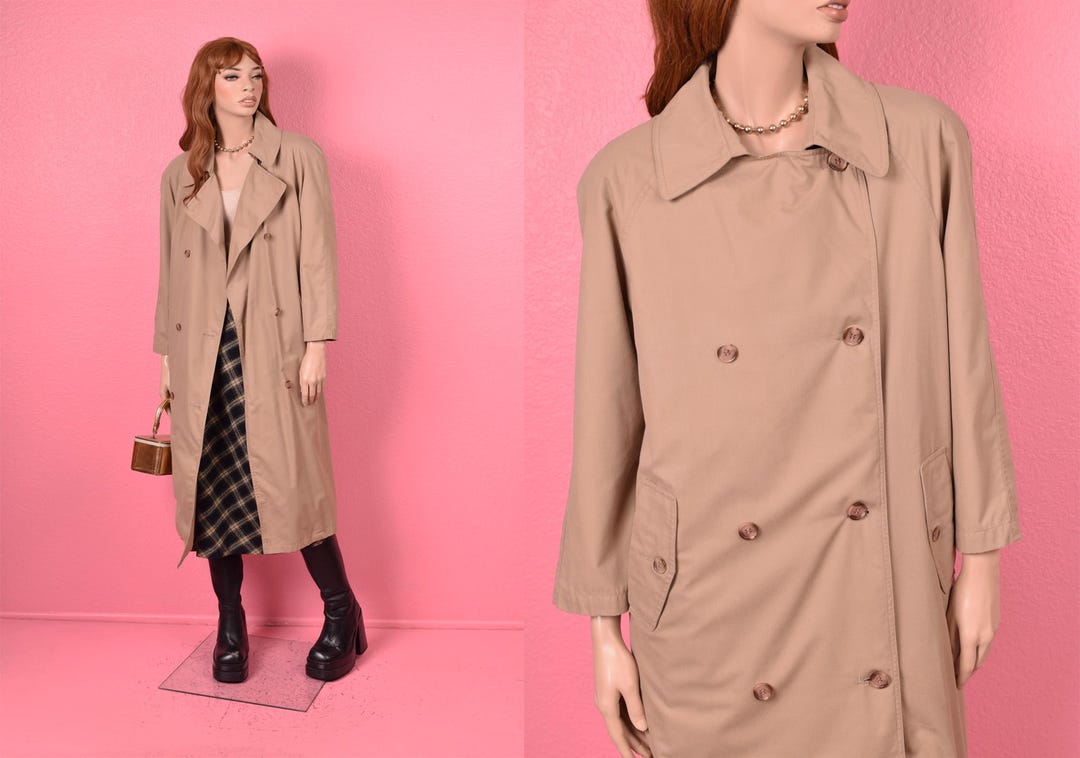 ジャケット・アウター 80's Vintage 6B Double Breasted Coat Vintage 1980s Darebridge Double-Breasted Brown Wool Overcoat Size