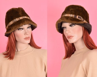 Vintage faux fur brown hat with feather large fedora United hatters cap union Faux Fur Fedora Original Vintage Hats for Men for sale | eBay main image 4