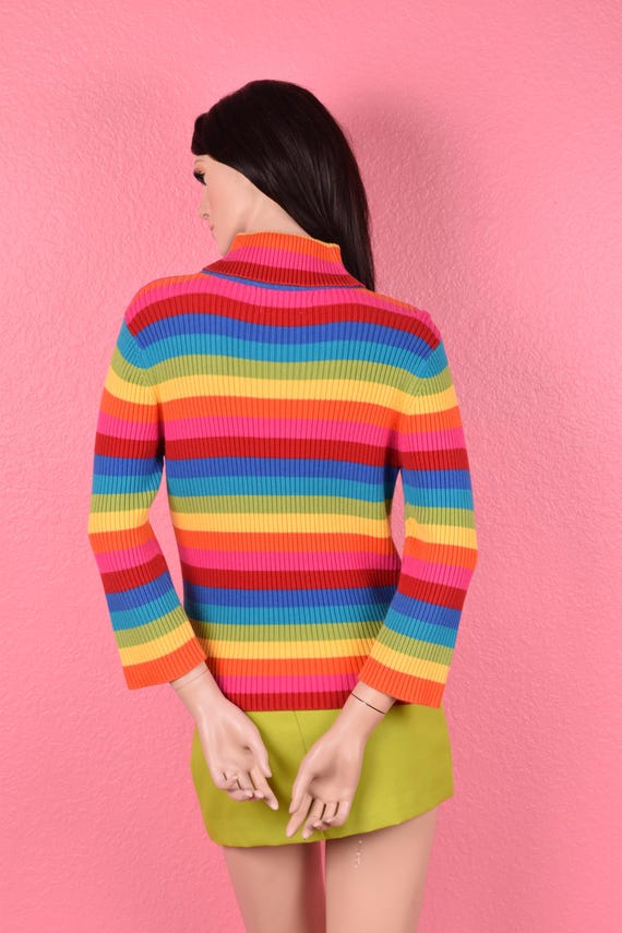 Sweater Discount Tommy Hilfiger Rainbow Sweater Vintage 00s Tommy