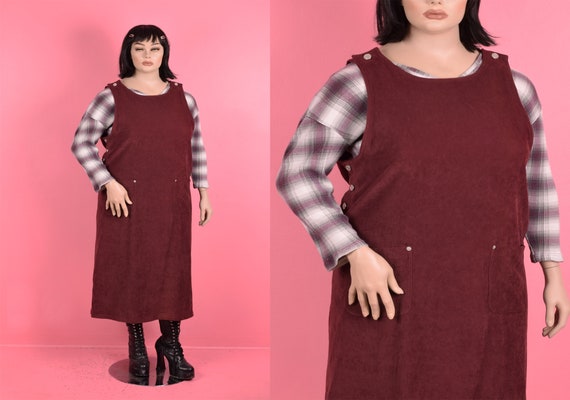 Suede jumper dress sale