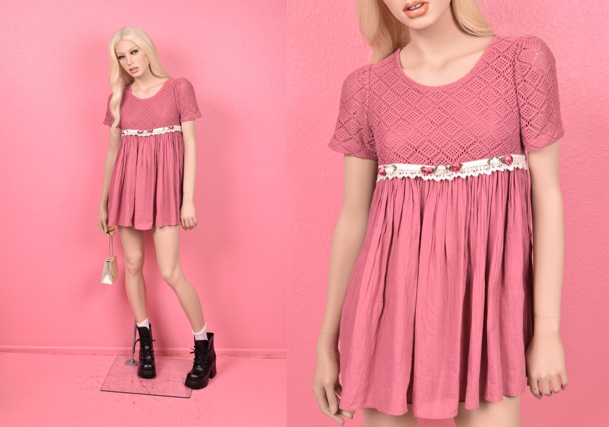 90s Babydoll Dress Plus Size - Etsy