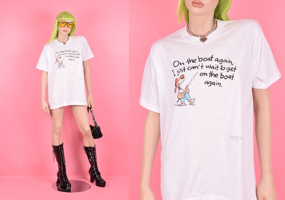 80s 90s Novelty Graphic Tshirt/ Gender-Neutral XL… - image 1