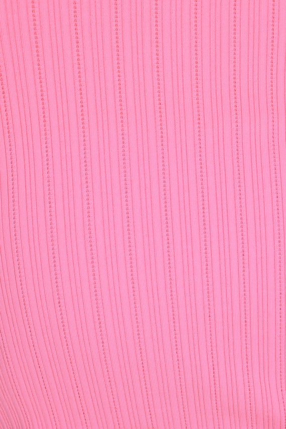 90s Pink Striped Halter Top/ Medium/ 1990s - image 3