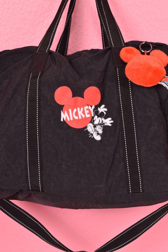 Vintage 90s Mickey Mouse Duffle Bag/ 1990s - Etsy