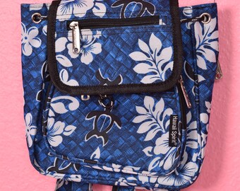 Vintage 90s 00s Hawaiian Print Mini Backpack/ 1990s/ 2000s - Etsy