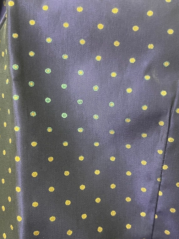 80s Polka Dot Party Dress/ Small/ 1980s - image 3