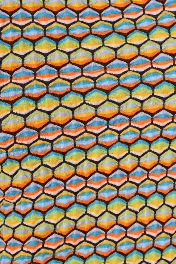 90s Multi Color Striped Knit Top/ Medium/ 1990s/ … - image 3