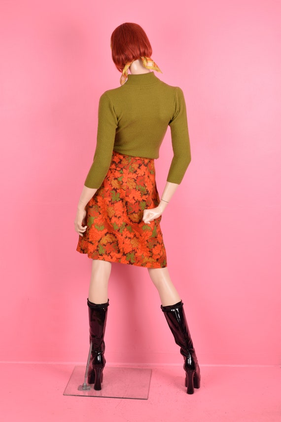 50s 60s Printed Skirt/ Medium/ 1950s/ 1960s - image 2