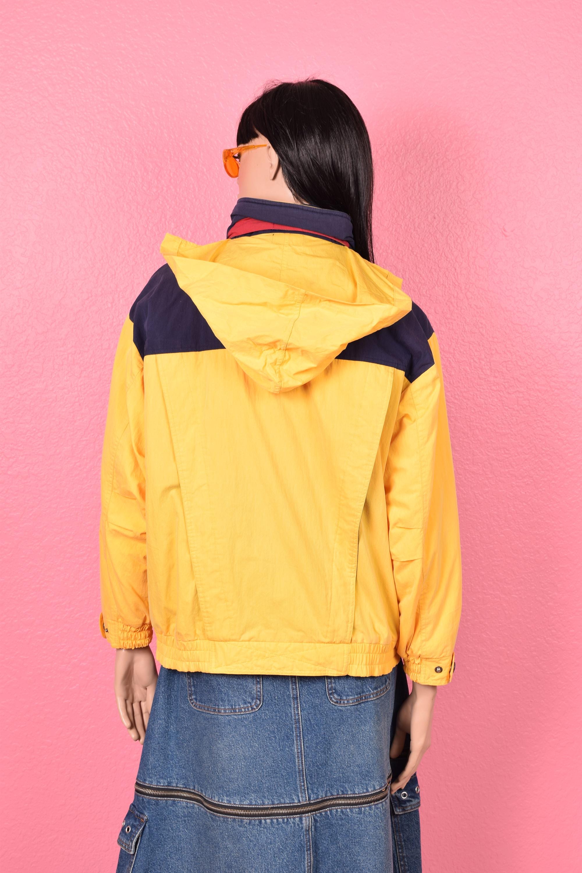 Vintage 90s Colorblock Jacket/ Gender-neutral Small/ 1990s - Etsy